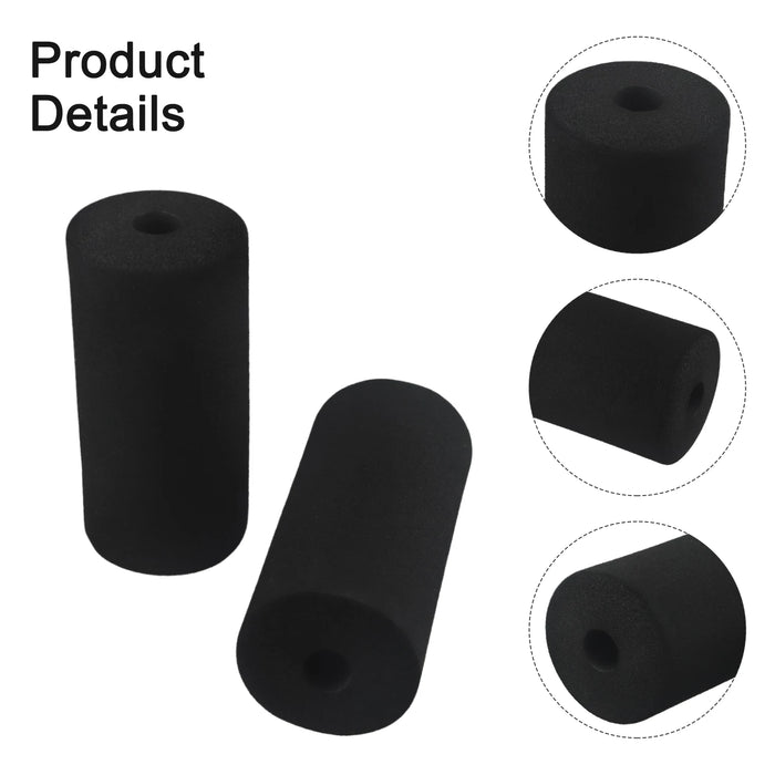 2/4Pcs Foot Foam  Rollers Replacement For Leg Extension